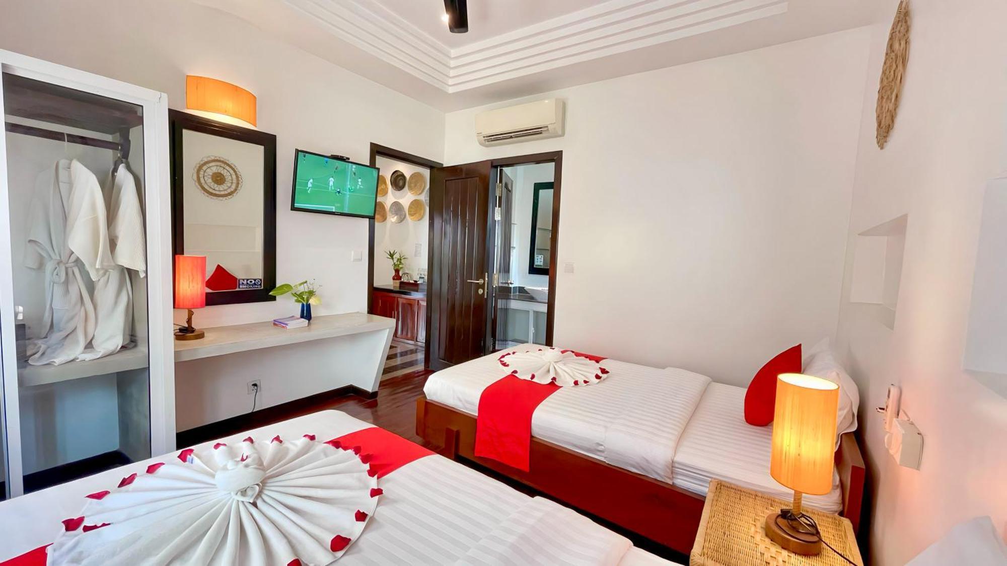 מלון סיאם ריפ Boutique Indochine D'Angkor חדר תמונה