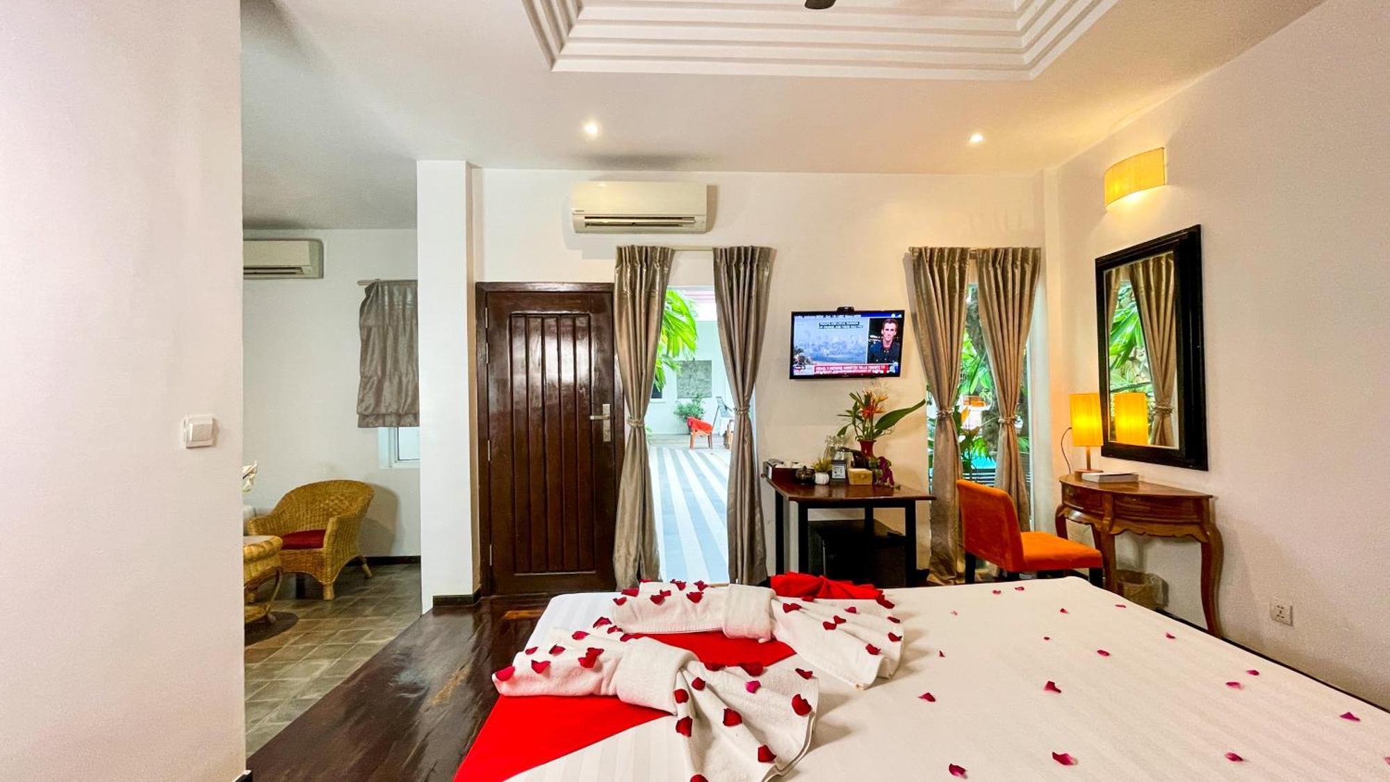 מלון סיאם ריפ Boutique Indochine D'Angkor חדר תמונה